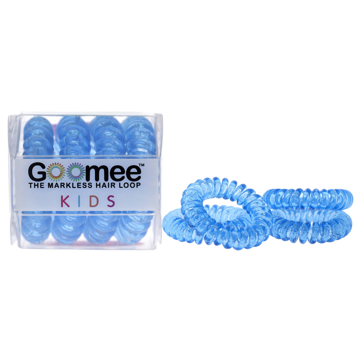 Kids The Markless Hair Loop Set  Ice Queen by Goomee for Kids  4 Pc Hair Tie