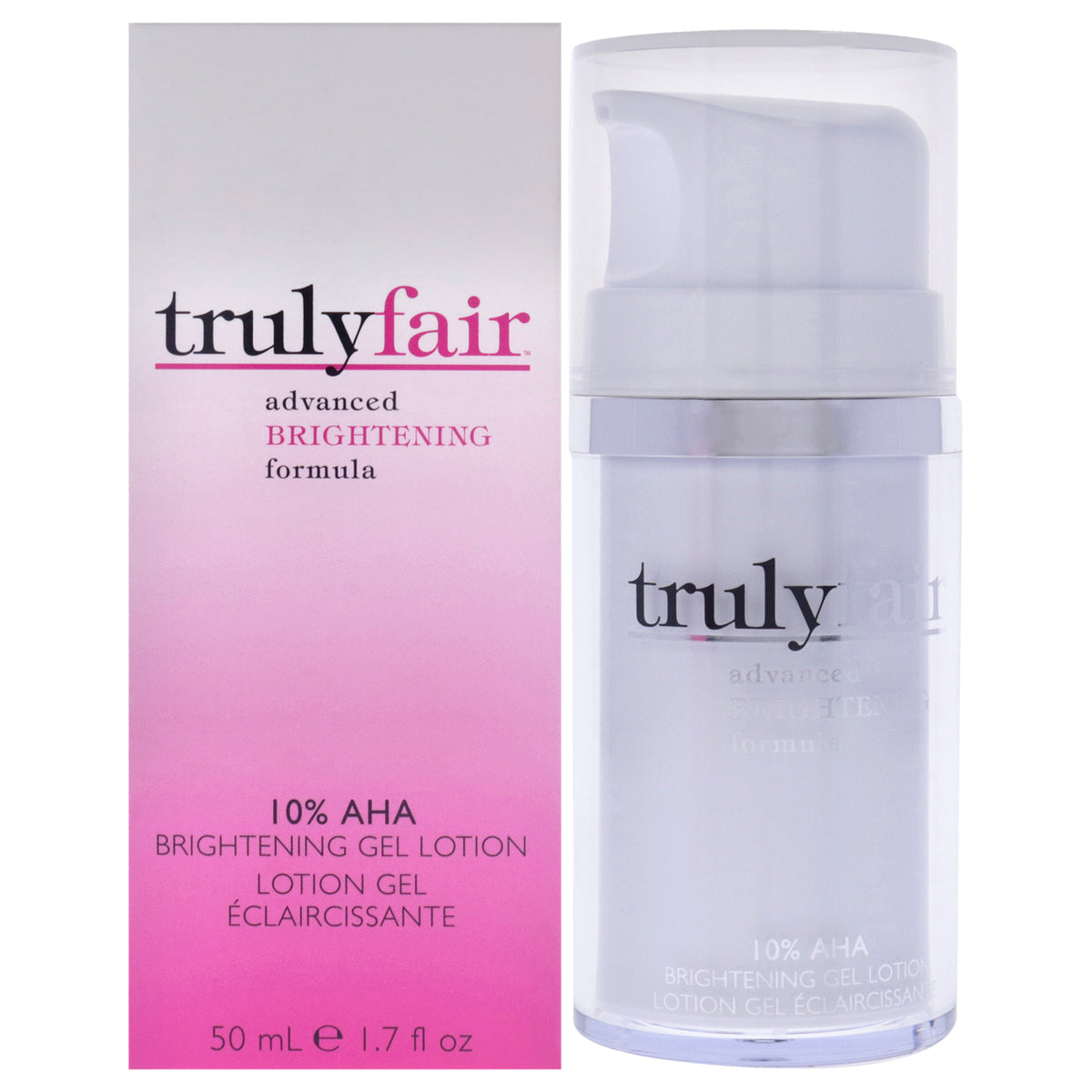 10 Percent Aha Brightening Gel Lotion by Truly Fair for Unisex  17 oz Lotion