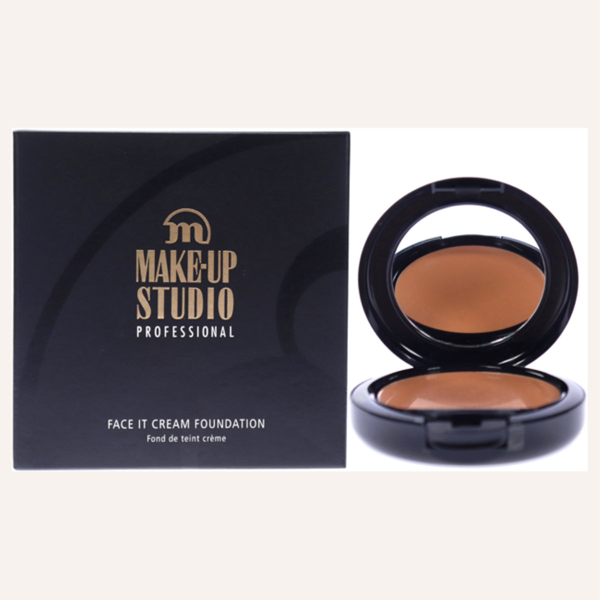 Face It Cream Foundation  WB4 Golden Olive by MakeUp Studio for Women  027 oz Foundation