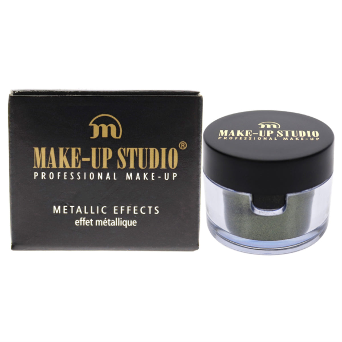 Metallic Effects  Olive Green by MakeUp Studio for Women  009 oz Eye Shadow