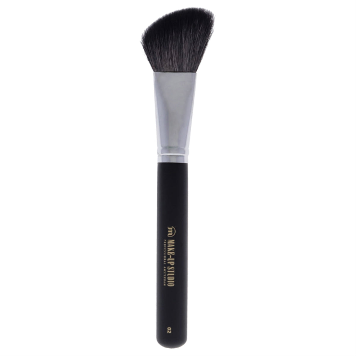 Blusher Brush Angle Shaped Goat Hair  2 by MakeUp Studio for Women  1 Pc Brush