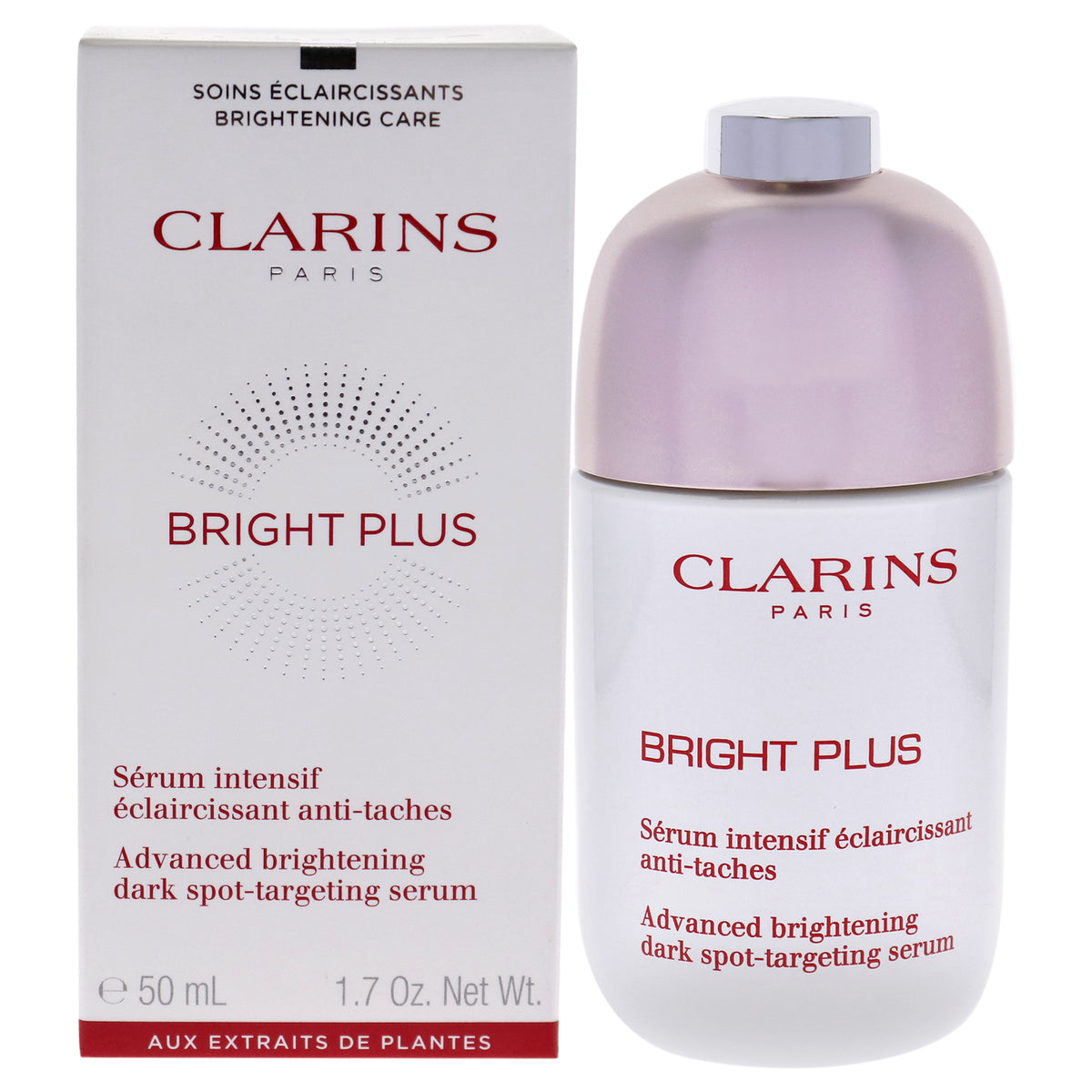 Bright Plus Advanced Brightening Dark SpotTargeting Serum by Clarins for Unisex  17 oz Serum