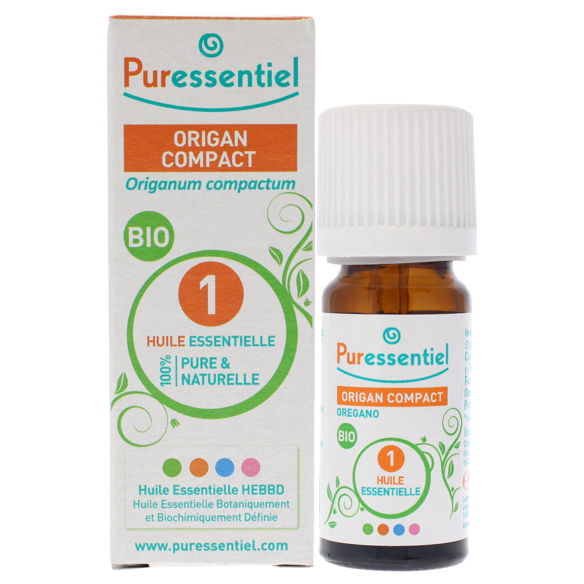 Organic Essential Oil  Origen Compact Oregano by Puressentiel for Unisex  017 oz Oil