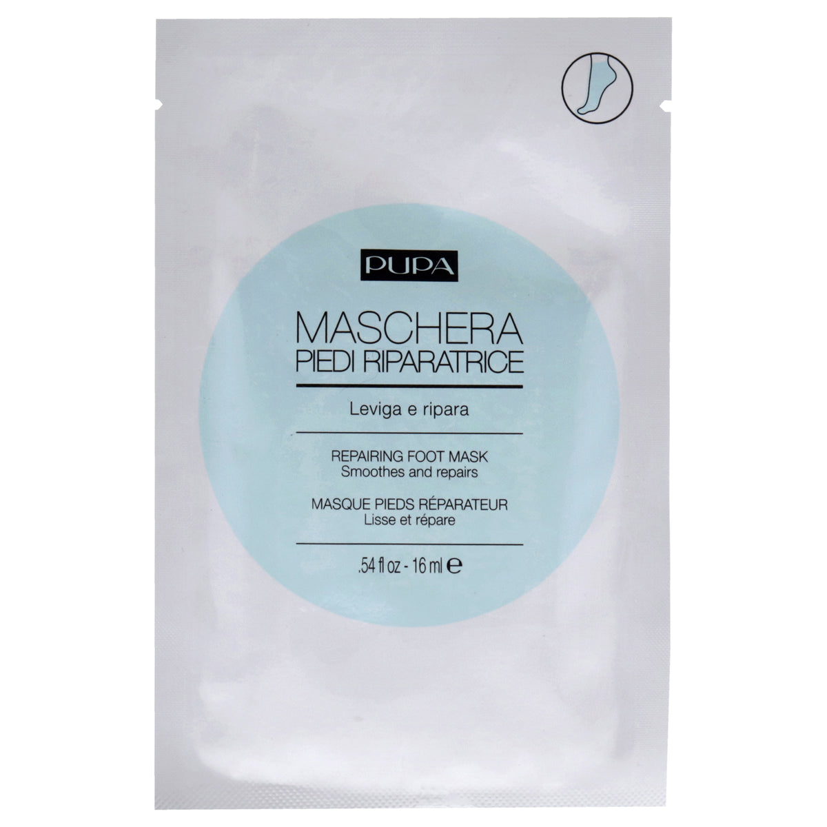 Repairing Foot Mask by Pupa Milano for Unisex  054 oz Mask