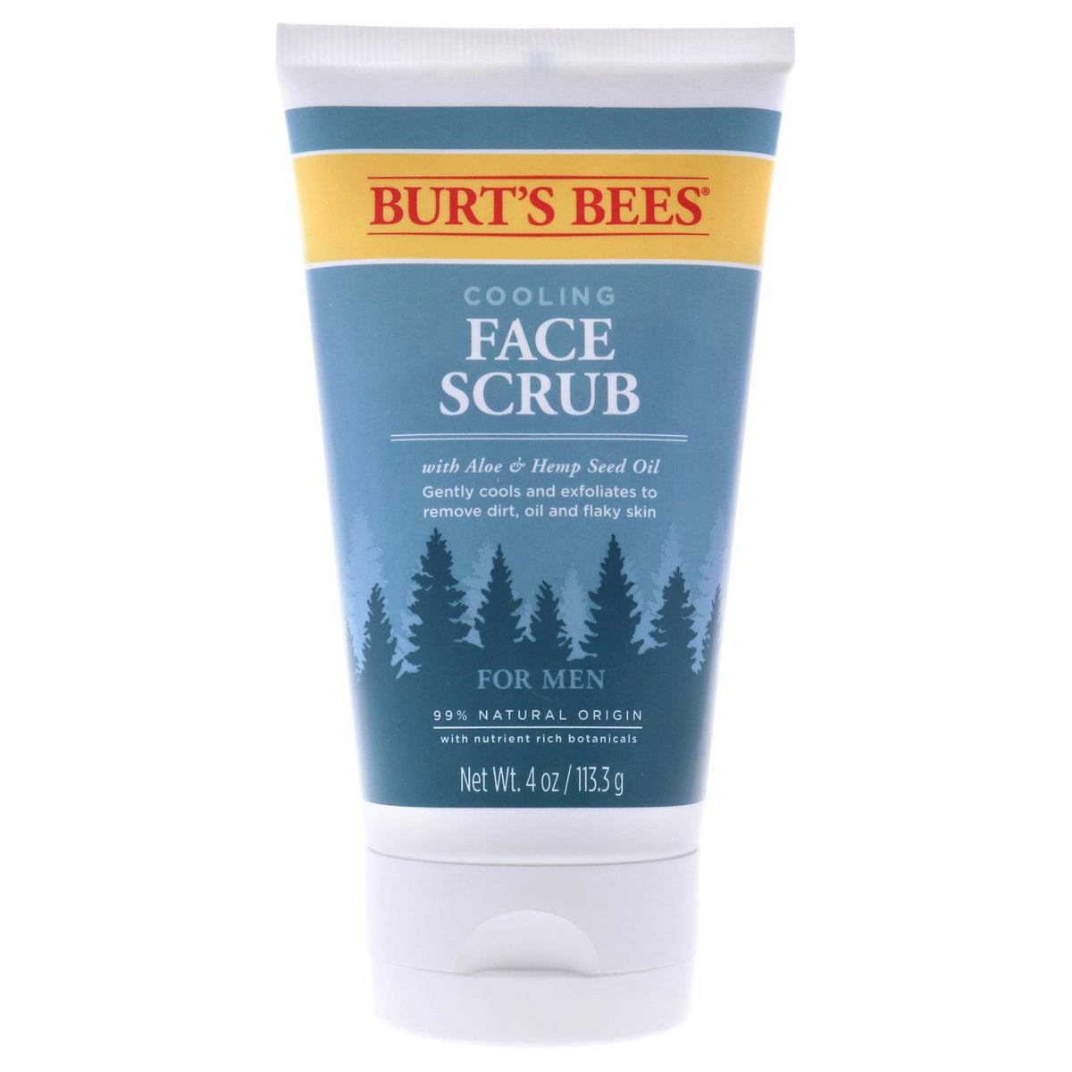 Cooling Face Scrub by Burts Bees for Men  4 oz Scrub