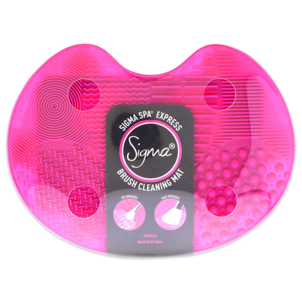 Sigma Spa Express Brush Cleaning Mat  Pink by SIGMA Beauty for Women  1 Pc Brush Cleaner