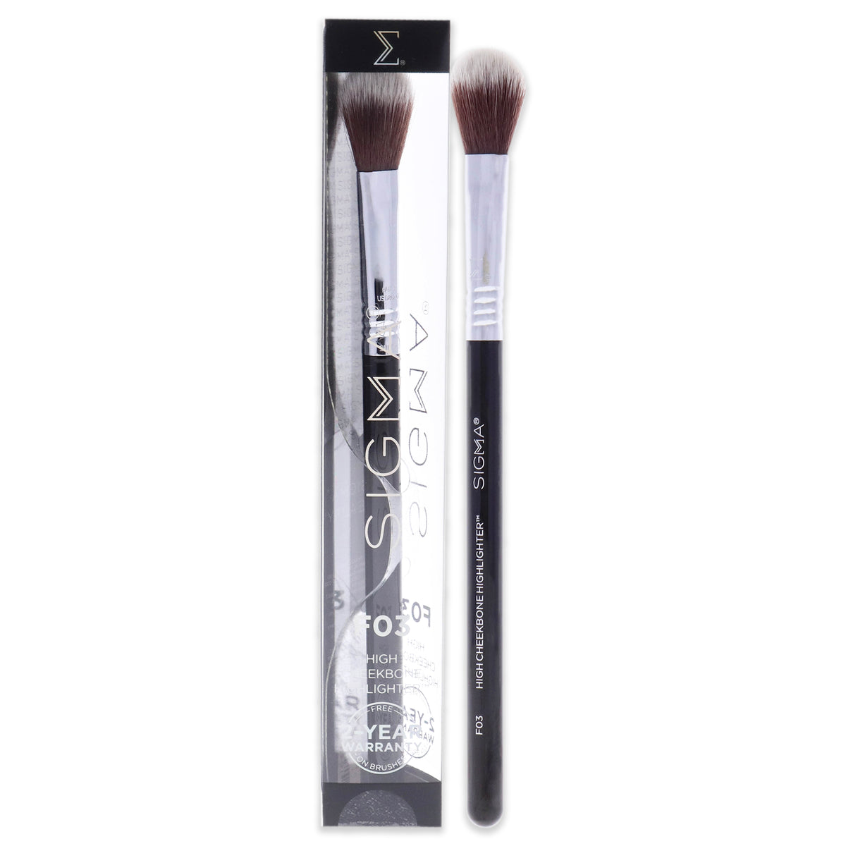 High Cheekbone Highlighter Brush  F03 by SIGMA for Women  1 Pc Brush