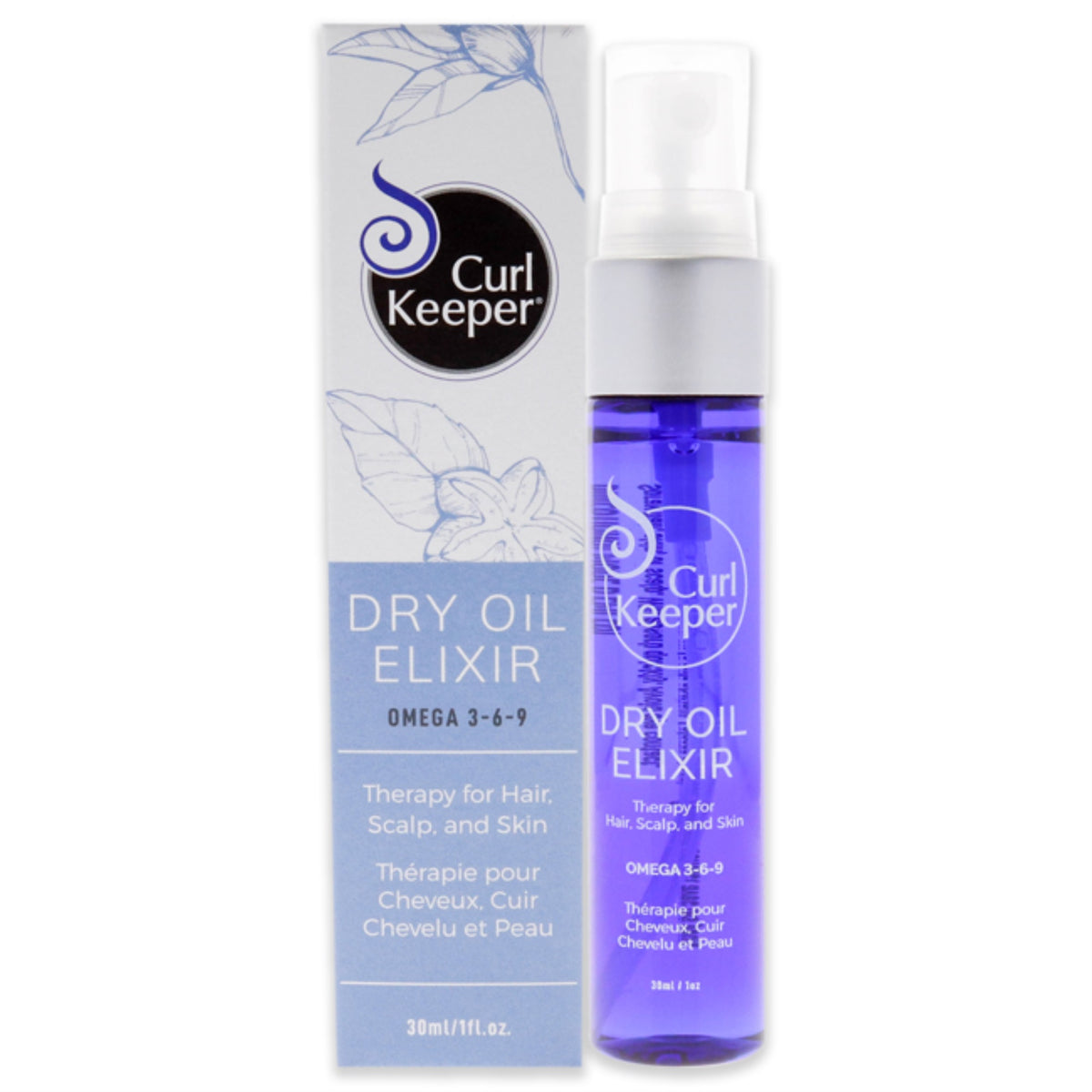 Dry Oil Elixir by Curl Keeper for Unisex  1 oz Oil