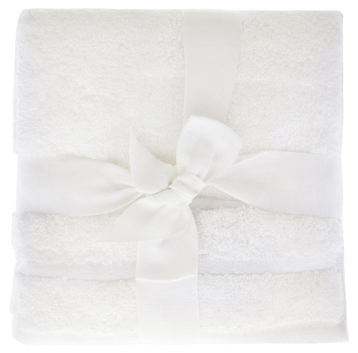 Bamboo Washcloths Set  White by Cariloha for Unisex  3 Pc Towel