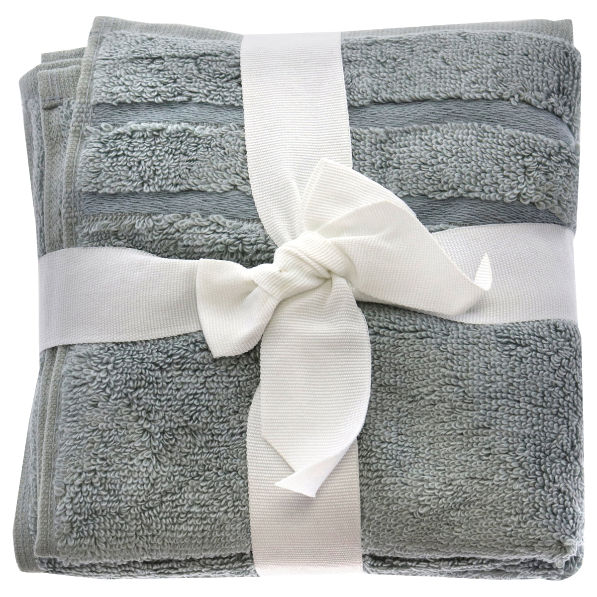 Bamboo Washcloths Set  Ocean Mist by Cariloha for Unisex  3 Pc Towel