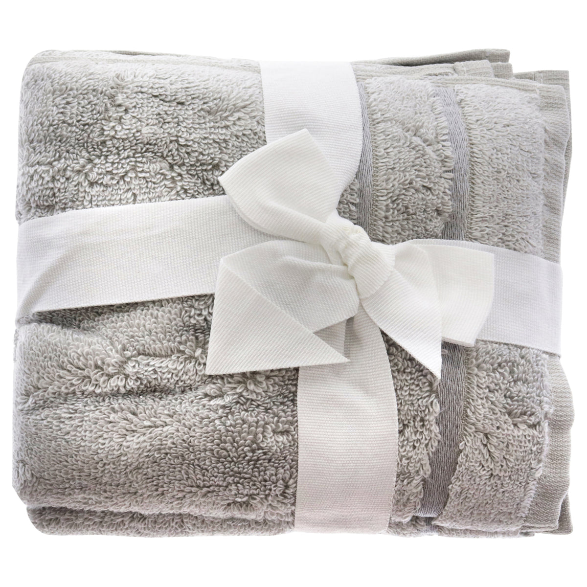 Bamboo Washcloths Set  Harbor Gray by Cariloha for Unisex  3 Pc Towel