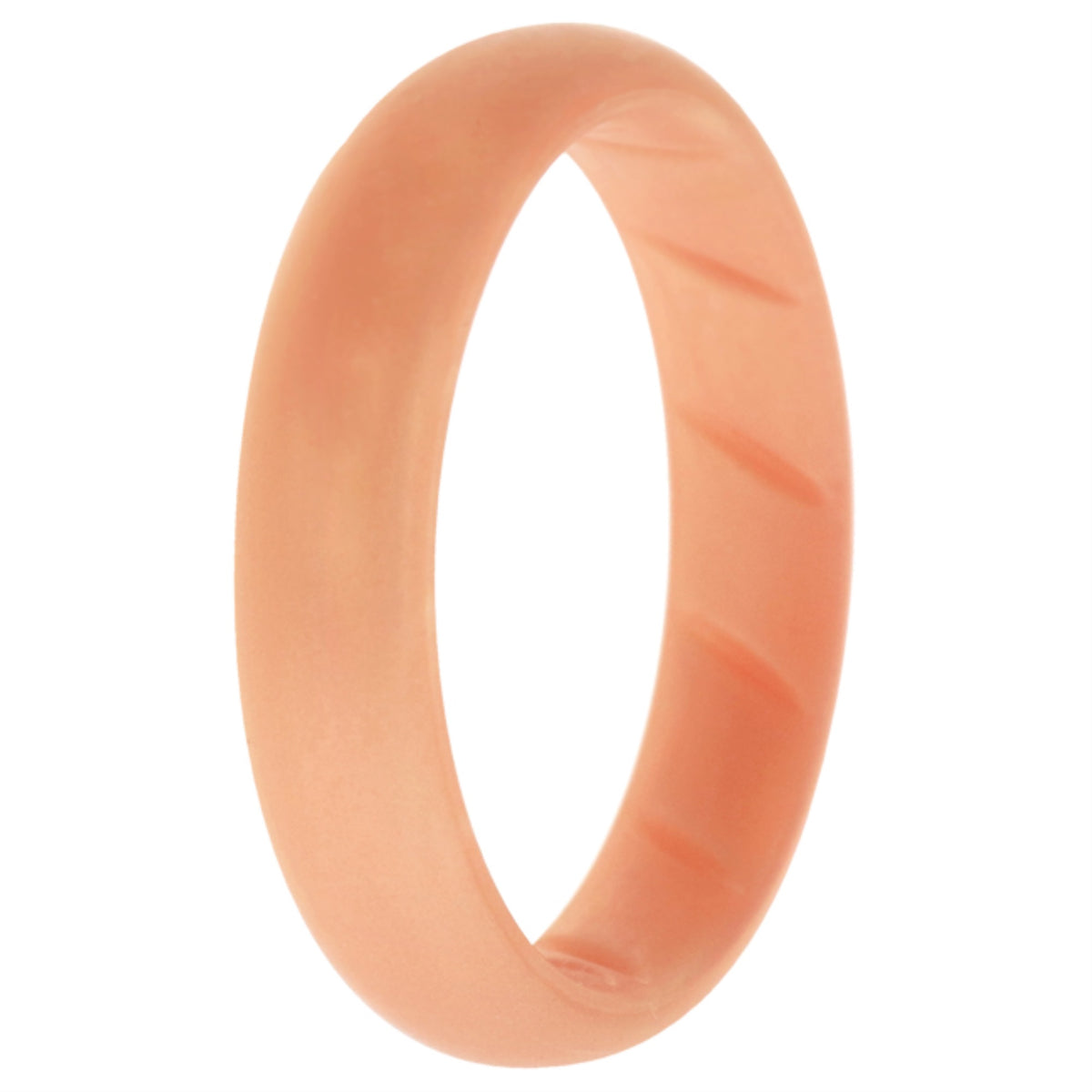 Silicone Wedding BR Solid Ring  BasicRoseGold by ROQ for Women  11 mm Ring