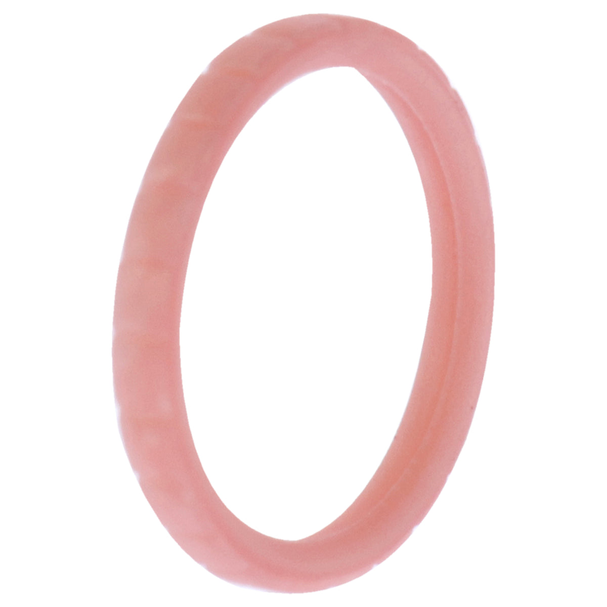 Silicone Wedding Stackble Lines Single Ring  RoseGoldNew by ROQ for Women  7 mm Ring