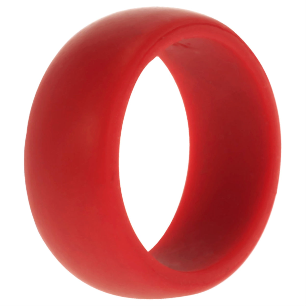 Silicone Wedding Ring  Red by ROQ for Men  7 mm Ring