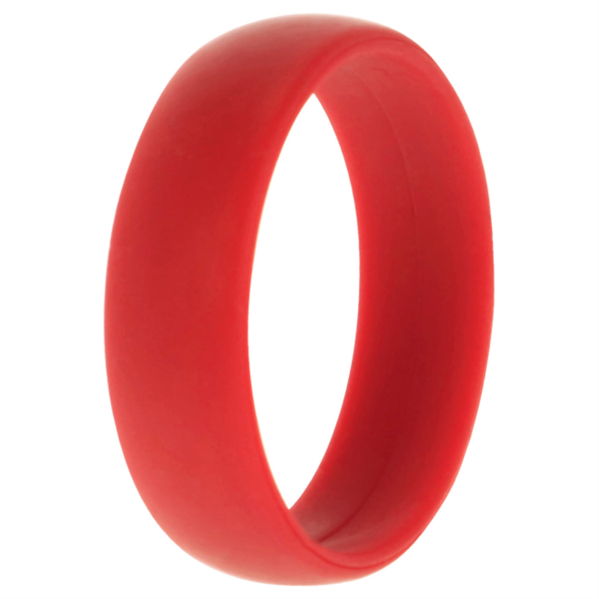 Silicone Wedding Ring  Red by ROQ for Men  16 mm Ring