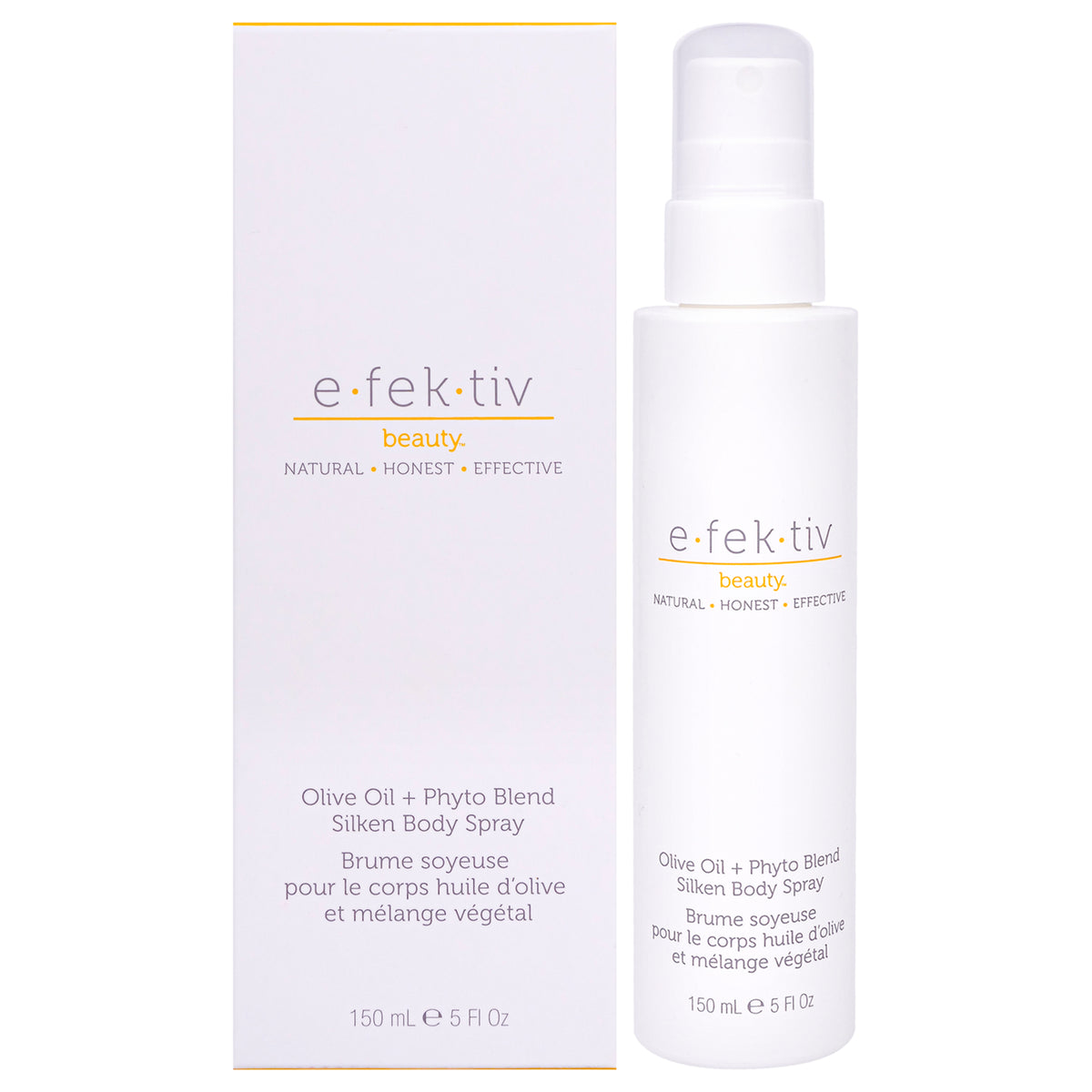 Olive Oil Plus Phyto Blend Silken Body Spray by efektiv for Unisex  5 oz Body Spray