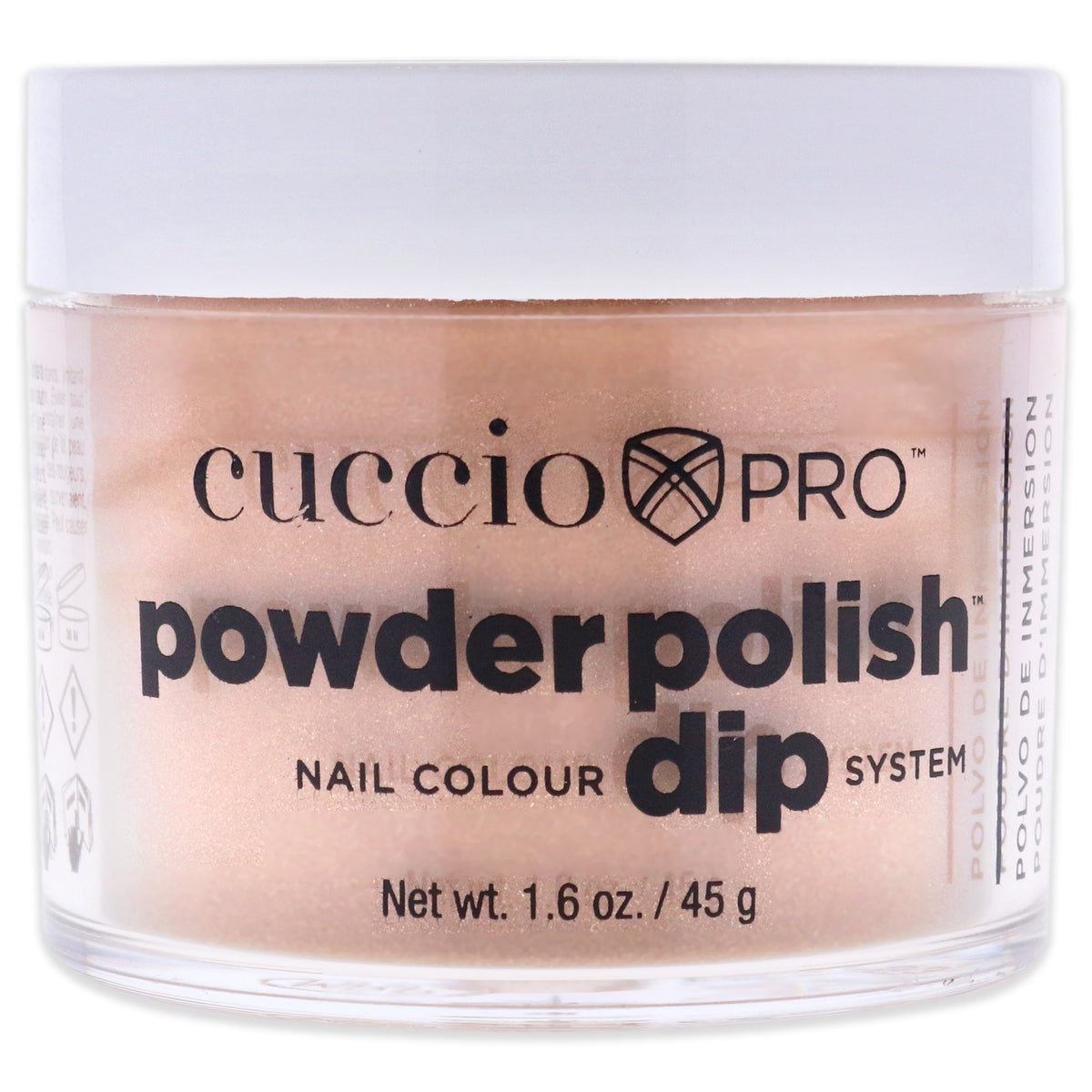 Pro Powder Polish Nail Colour Dip System  Rose Gold Slippers by Cuccio Colour for Women  16 oz Nail Powder