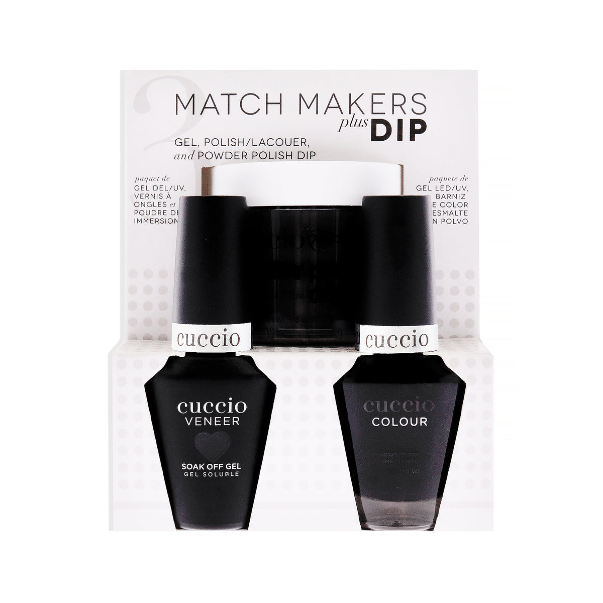 Match Makers Plus Dip  2 Am In Hollywood by Cuccio Colour for Women  3 Pc 16oz Pro Powder Polish Dip System  044oz Veneer So