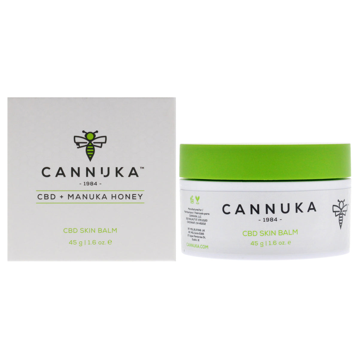 CBD Skin Balm by Cannuka for Unisex  16 oz Balm