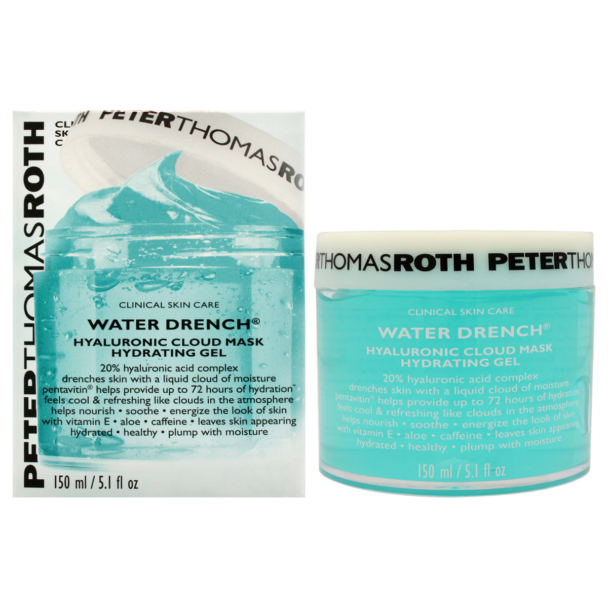 Water Drench Hyaluronic Cloud Hydrating Gel by Peter Thomas Roth for Unisex  51 oz Gel