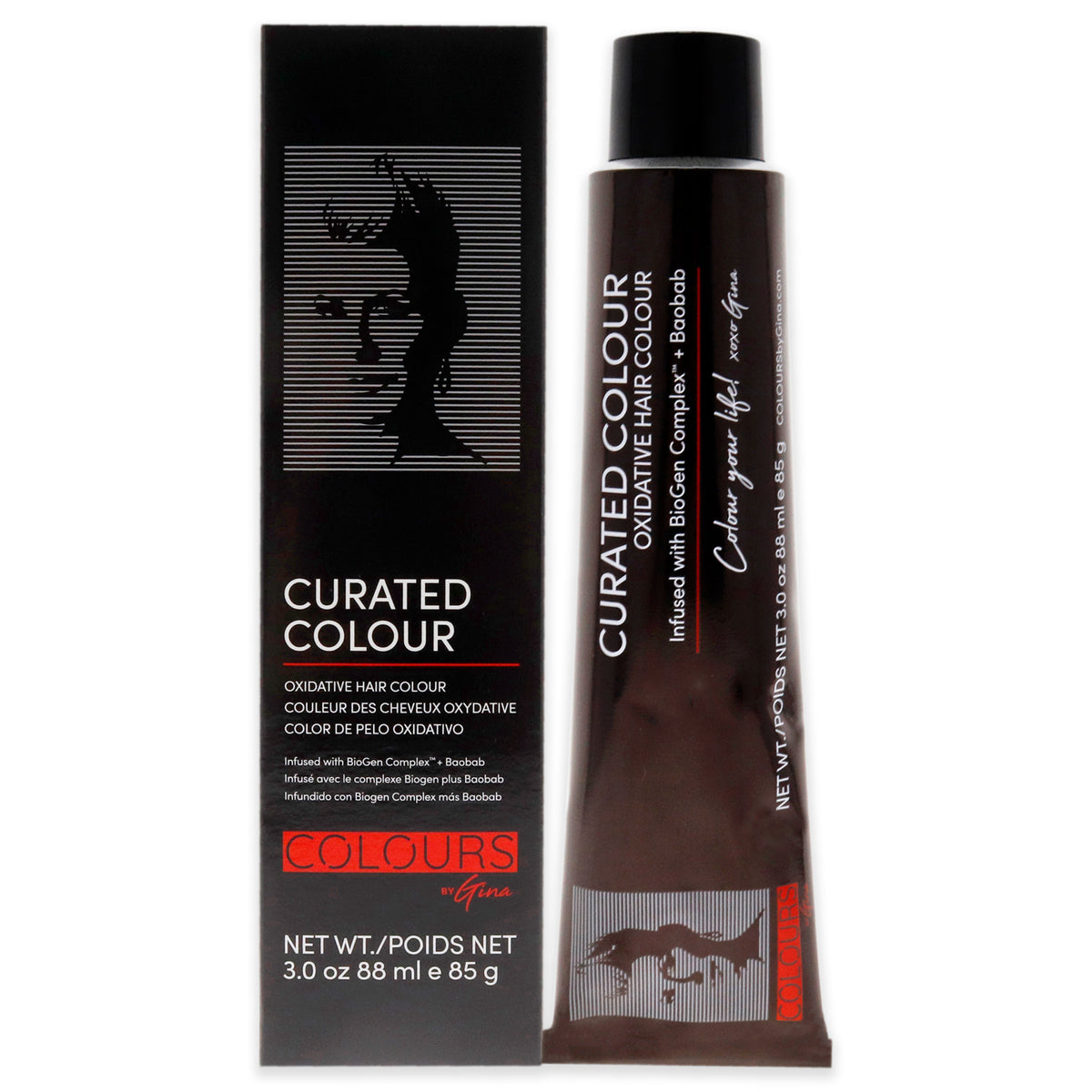 Curated Colour  02 Cool Violet Toner by Colours By Gina for Unisex  3 oz Hair Color