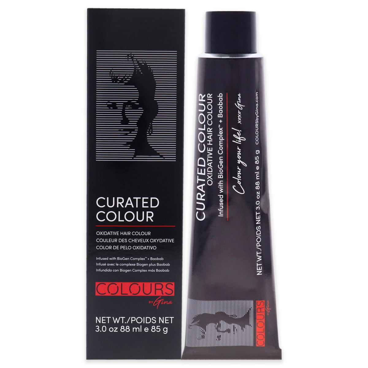 Curated Colour  303N Dark Natural Brown by Colours By Gina for Unisex  3 oz Hair Color