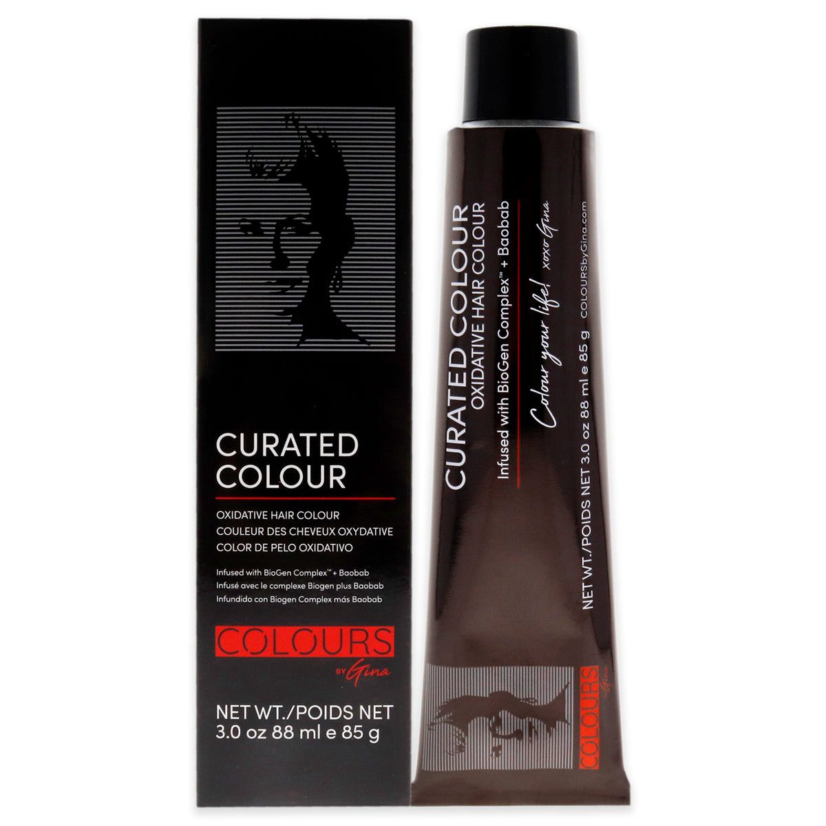 Curated Colour  3223VV Intense Dark Violet Brow by Colours By Gina for Unisex  3 oz Hair Color