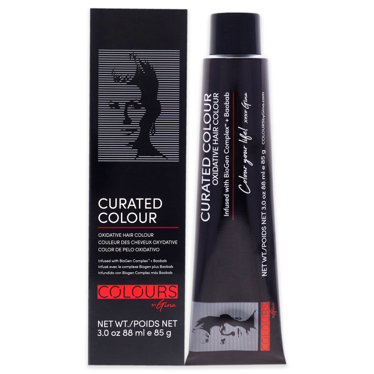 Curated Colour  404N Natural Brown by Colours By Gina for Unisex  3 oz Hair Color