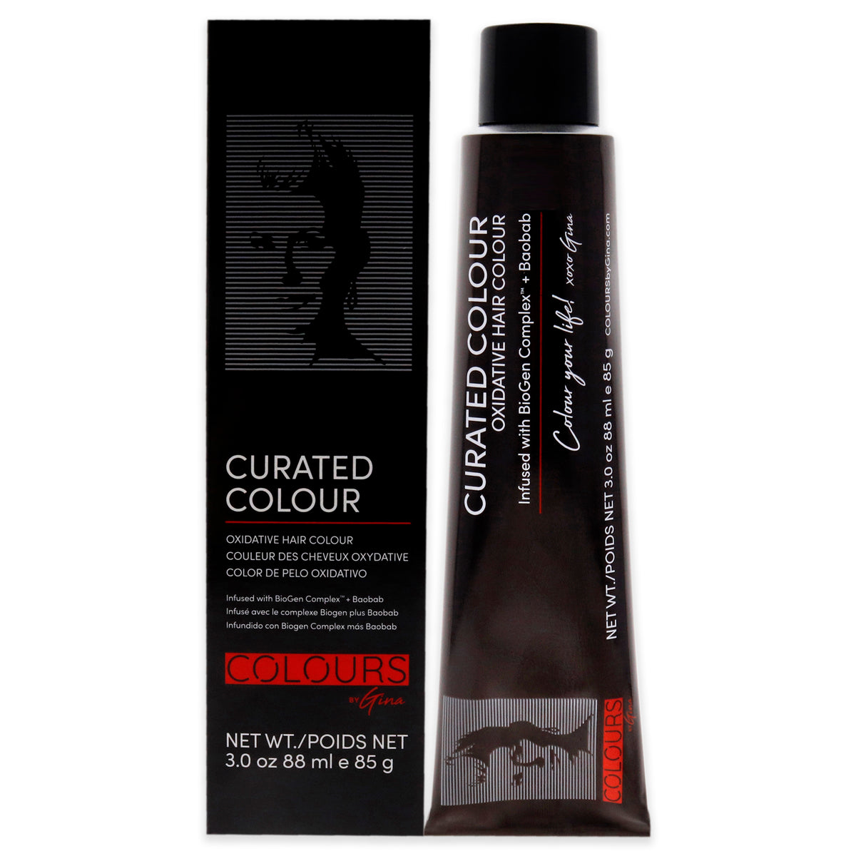 Curated Colour  4114BB Cool Brown by Colours By Gina for Unisex  3 oz Hair Color