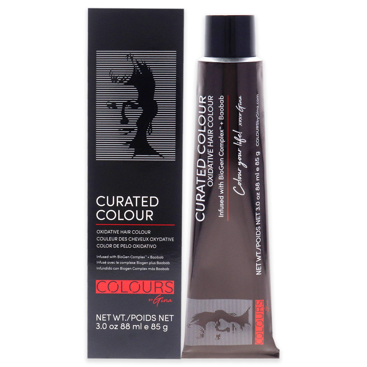 Curated Colour  4354GM Golden Mahogany Brown by Colours By Gina for Unisex  3 oz Hair Color