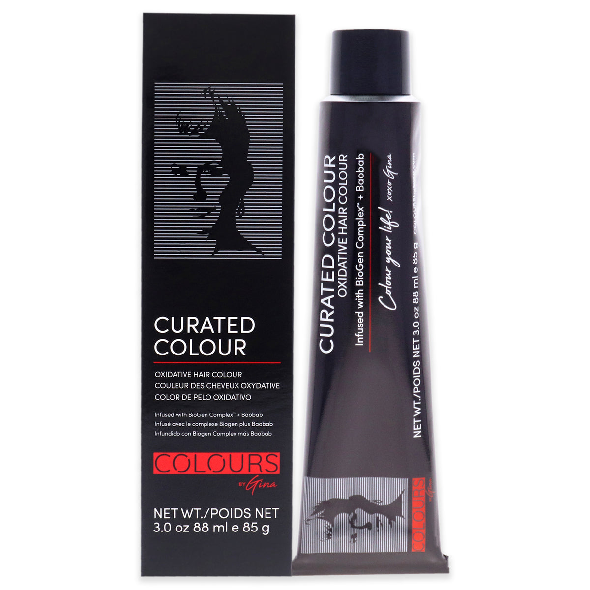 Curated Colour  4774W Deep Warm Brown by Colours By Gina for Unisex  3 oz Hair Color