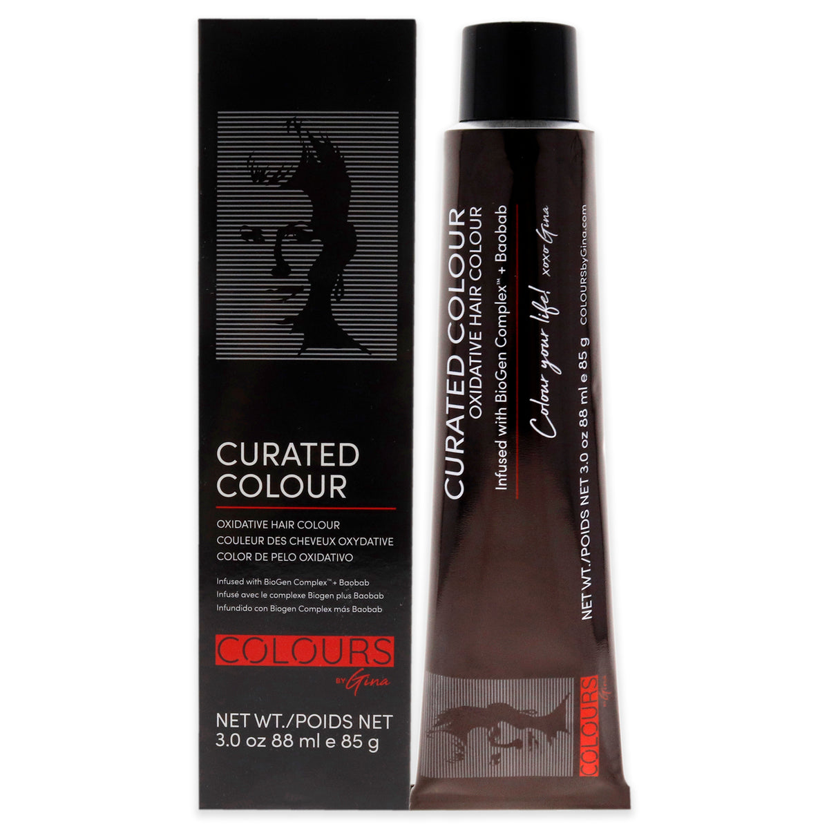 Curated Colour  5225VV Intense Light Violet Brown by Colours By Gina for Unisex  3 oz Hair Color