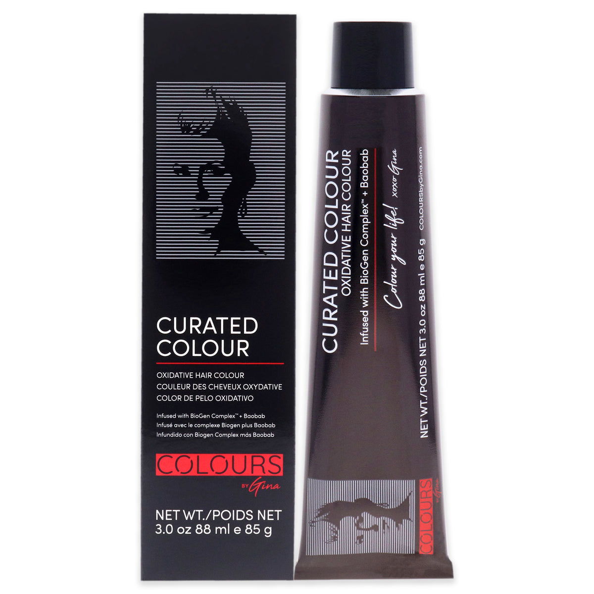 Curated Colour  5325GV Light Beige Brown by Colours By Gina for Unisex  3 oz Hair Color