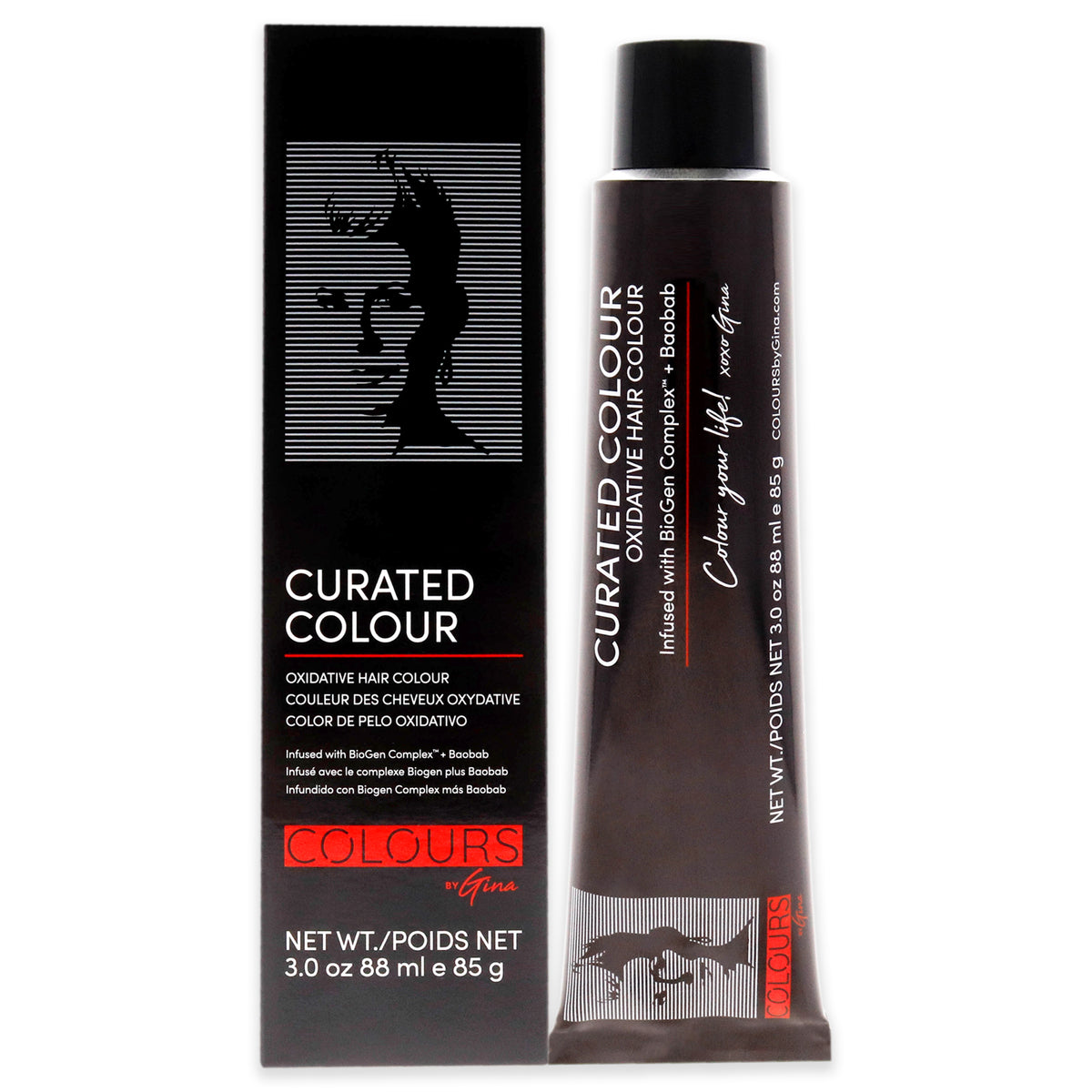 Curated Colour  606N Dark Natural Blonde by Colours By Gina for Unisex  3 oz Hair Color