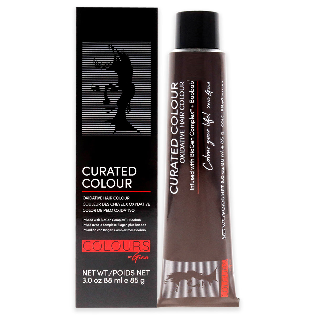 Curated Colour  636GV Dark Beige Blonde by Colours By Gina for Unisex  3 oz Hair Color