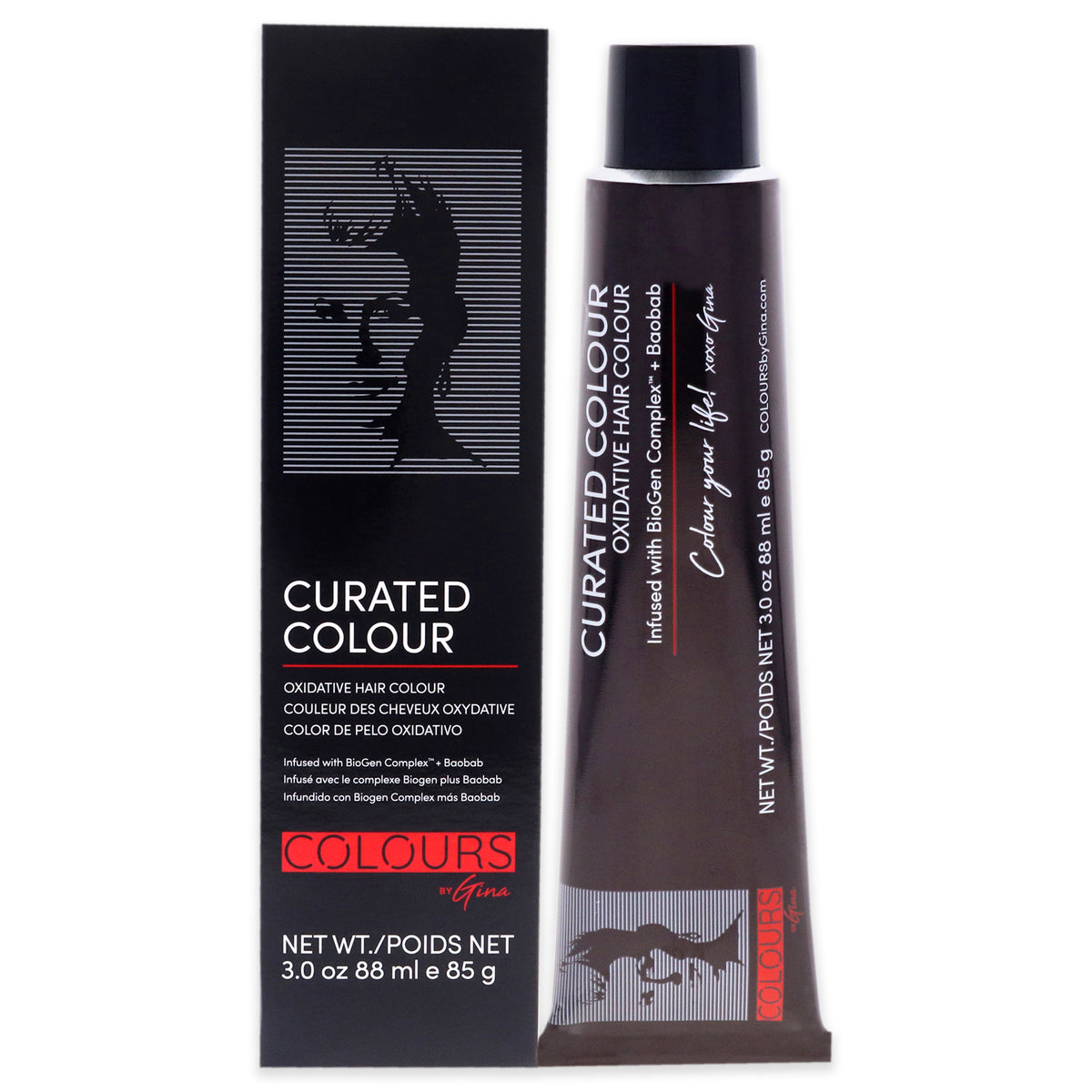 Curated Colour  707N Natural Blonde by Colours By Gina for Unisex  3 oz Hair Color