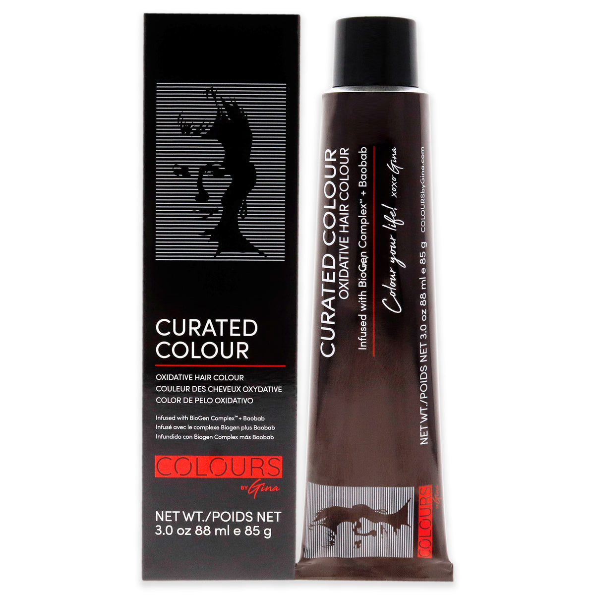 Curated Colour  808N Light Natural Blonde by Colours By Gina for Unisex  3 oz Hair Color