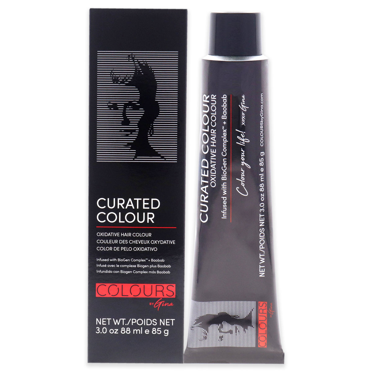 Curated Colour  10110B Extra Light Cool Blonde by Colours By Gina for Unisex  3 oz Hair Color