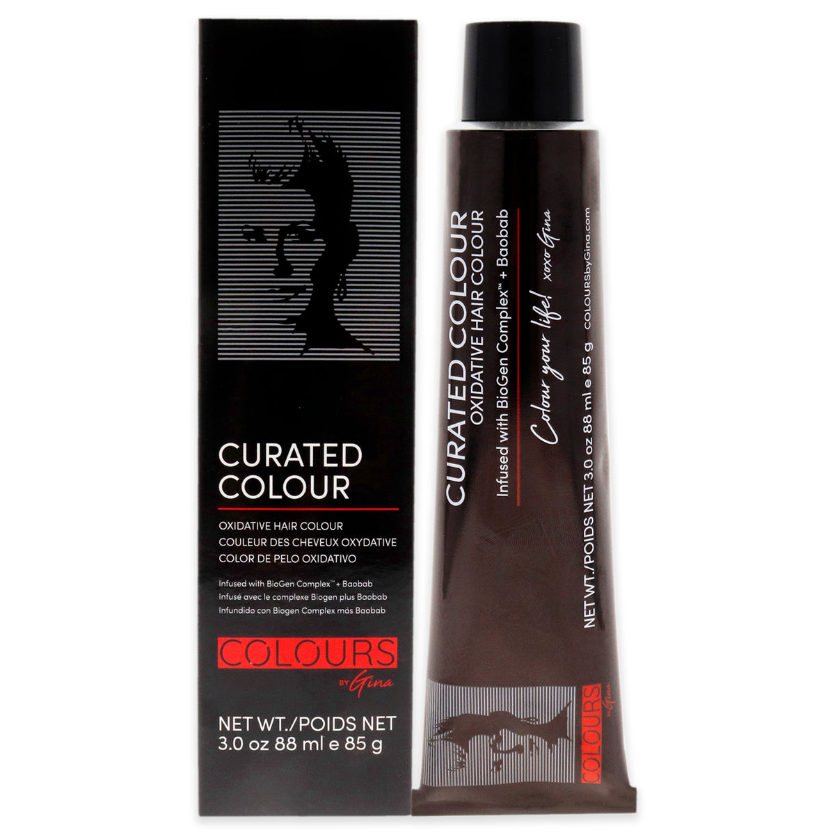 Curated Colour  102110VB Extra Light Violet Blonde by Colours By Gina for Unisex  3 oz Hair Color