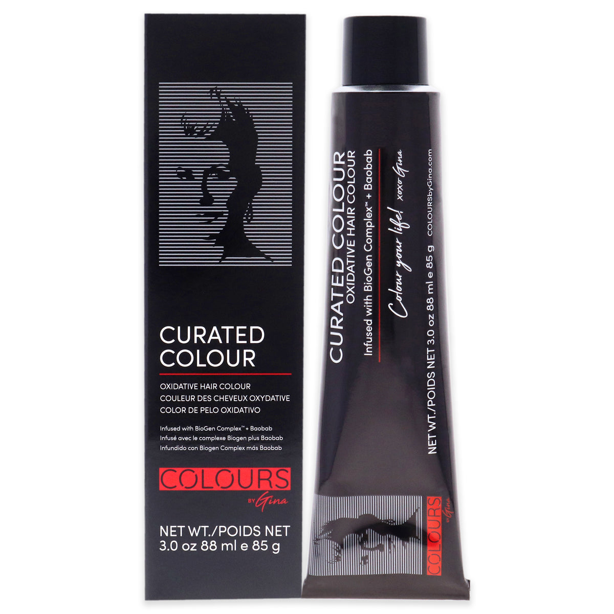 Curated Colour  11011N High Lift Natural Blonde by Colours By Gina for Unisex  3 oz Hair Color