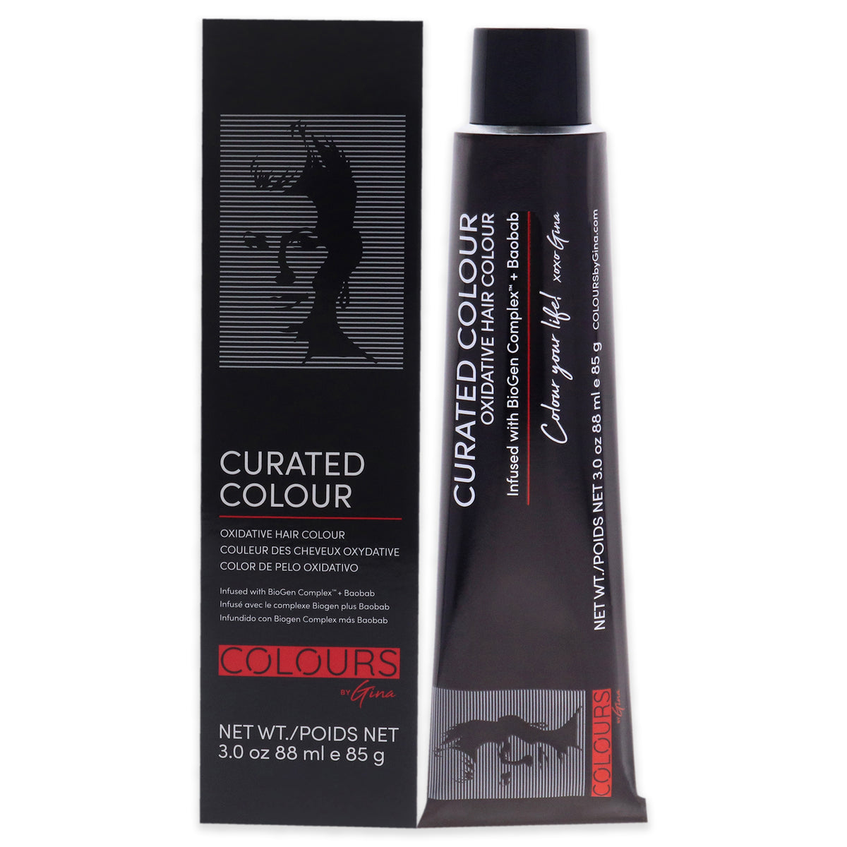 Curated Colour  111111BB High Lift Cool Blonde by Colours By Gina for Unisex  3 oz Hair Color