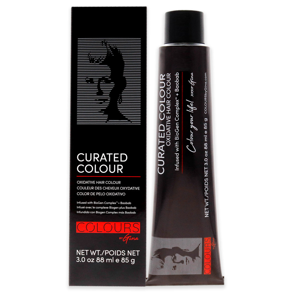 Curated Colour  10010N Extra Light Natural Blonde by Colours By Gina for Unisex  3 oz Hair Color