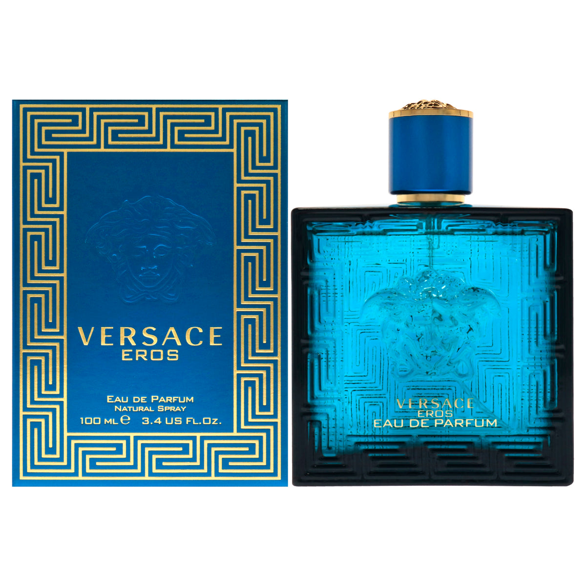 Versace Eros by Versace for Men  34 oz EDP Spray