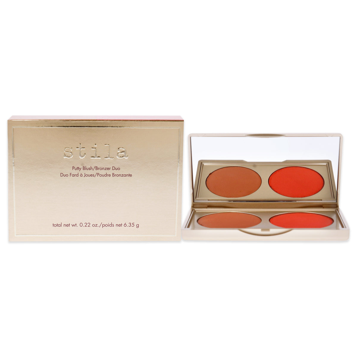 Putty Blush Bronzer Duo  Bronzed Gladiola by Stila for Women  022 oz Makeup