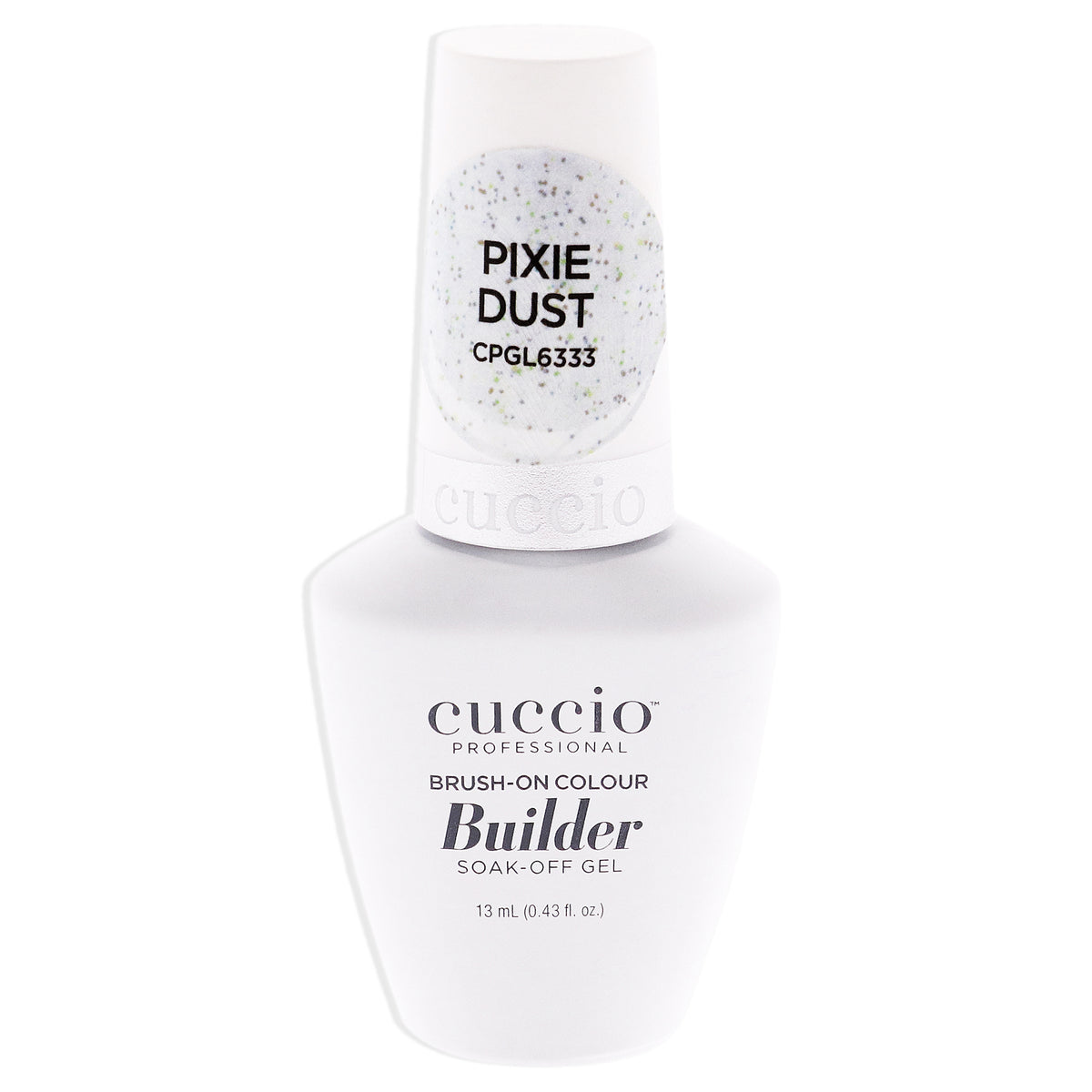 BrushOn Colour Builder Soak Off Gel  Pixie Dust by Cuccio Pro for Women  043 oz Nail Polish