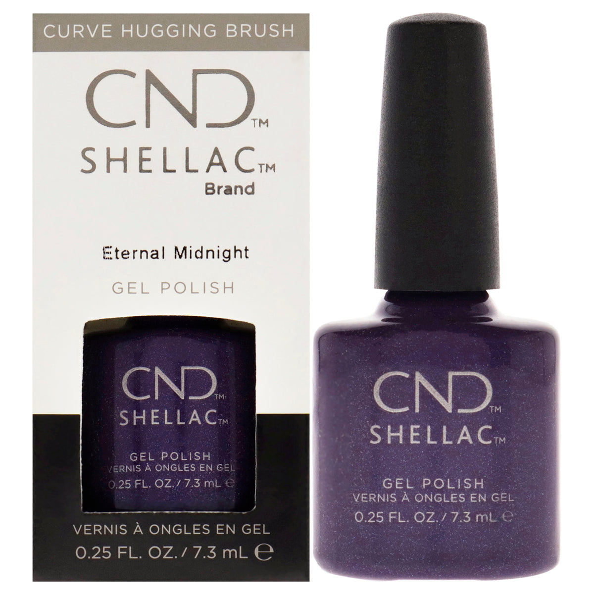 Shellac Nail Color  Eternal Midnight by CND for Women  025 oz Nail Polish