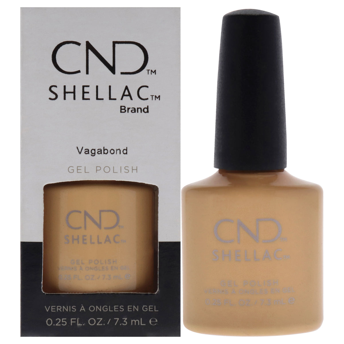 Shellac Gel Polish  Vagabond by CND for Women  025 oz Nail Polish