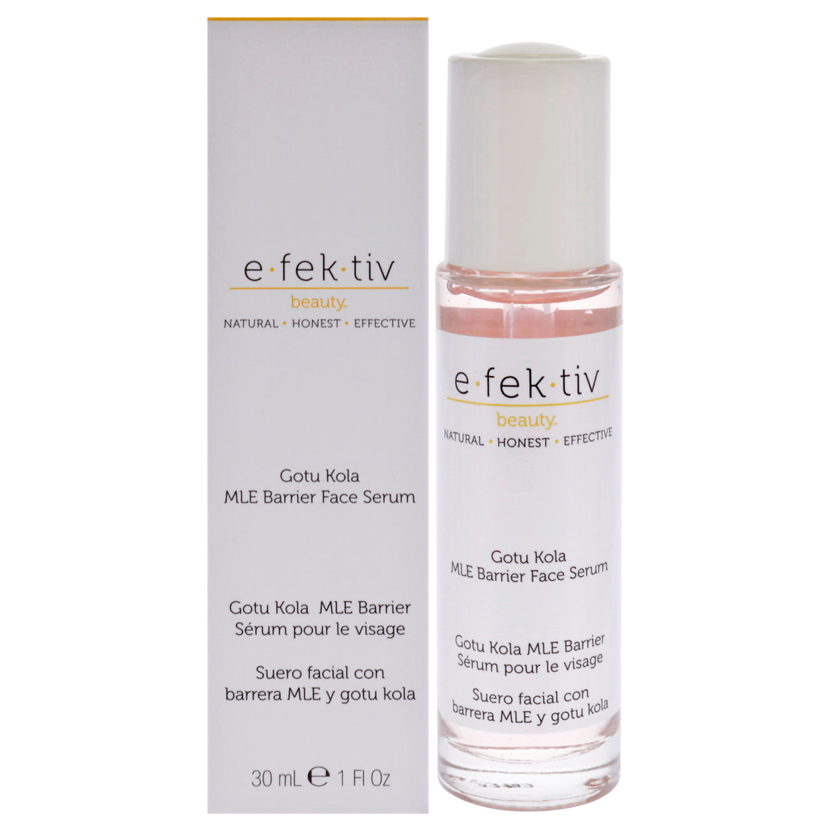 Gotu Kola Plus Ceramide 3 MLE Barrier Face Serum by efektiv for Unisex  1 oz Serum