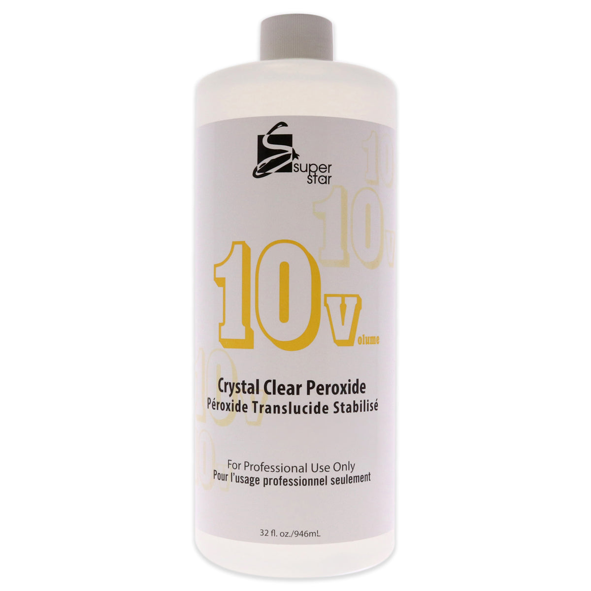 Super Star 10 Volume Crystal Clear Peroxide by Marianna for Unisex  32 oz Lightener