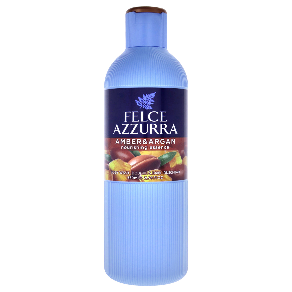 Amber and Argan by Felce Azzurra for Unisex  22 oz Body Wash